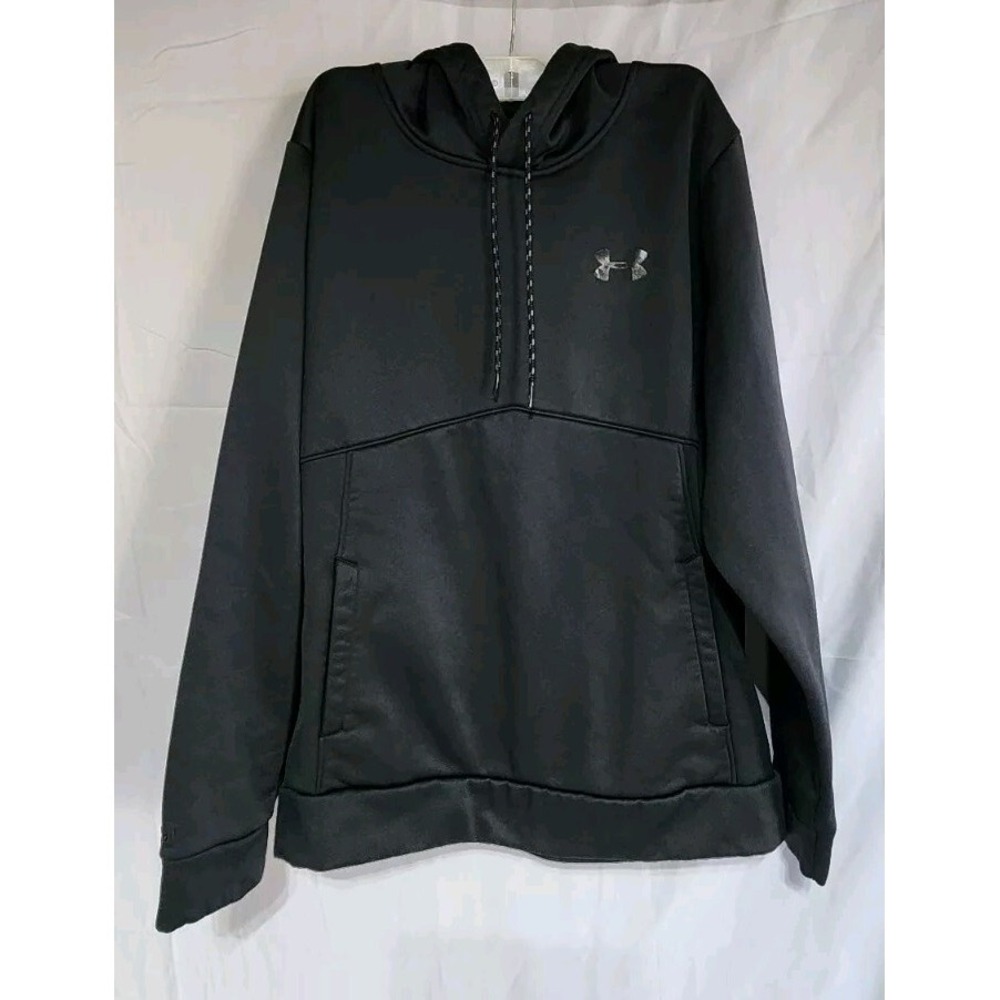 Under Armour Hoodie Boys Black Color, Size Large
